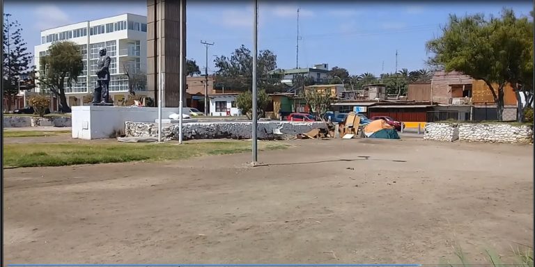 Concejal Chinga denuncio total abandono del Monumento a Carlos Ibañez del Campo.