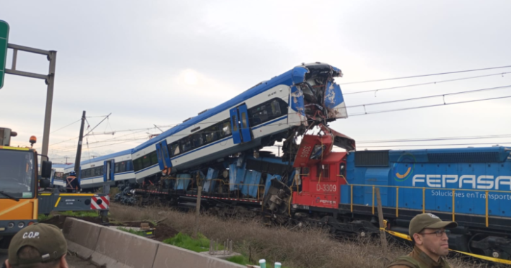 Colisión de trenes: detienen por cuasidelito de homicidio a maquinista de EFE y a encargado de control