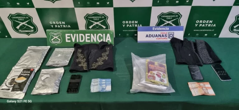 Dos ciudadanos peruanos detenidos con tres kilos de drogas en control fronterizo ‘Cuya’