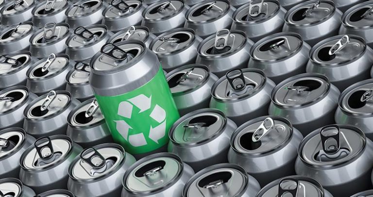 Ayuda al medio ambiente reciclando las latas de aluminio